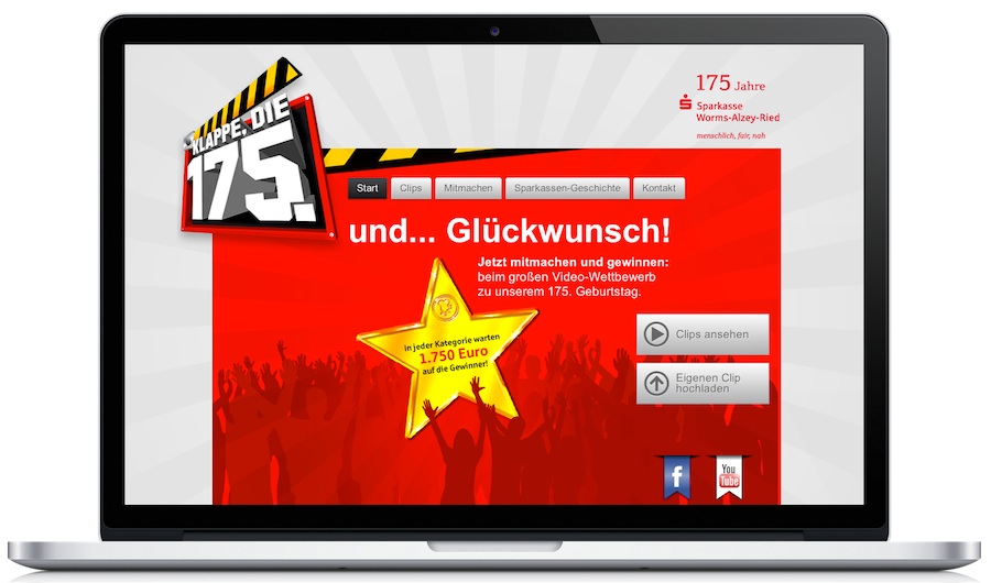 Microsite for clients Event